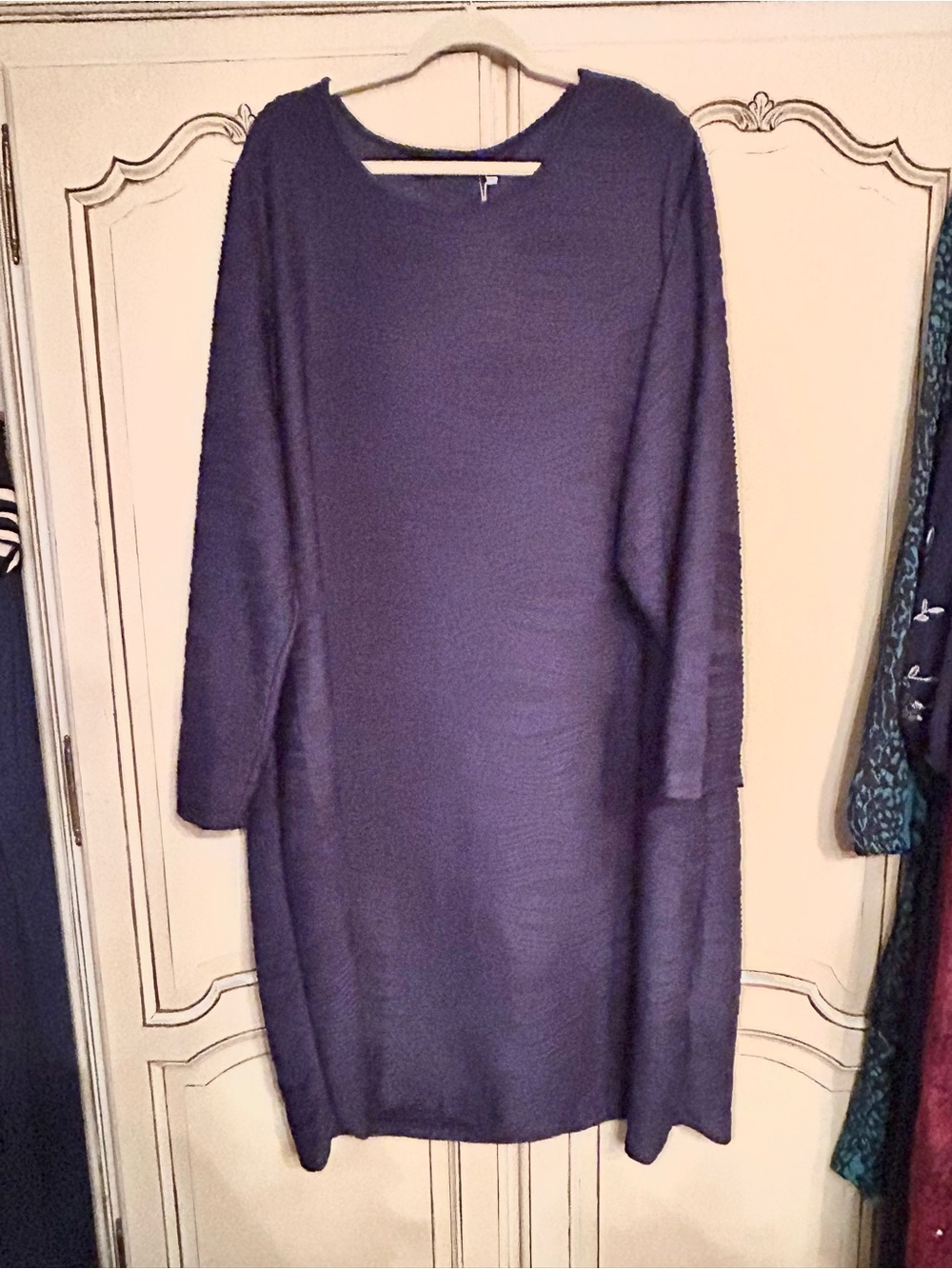 BloomChic Navy Long Sleeve bodycon Dress
